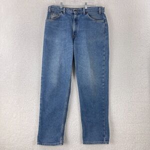 Levi's 540 Blue Denim Flex Straight Leg Mens VTG Made in USA Casual Size 36 x 29